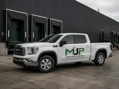 &Eacute;quipe MJP Construction sur le terrain